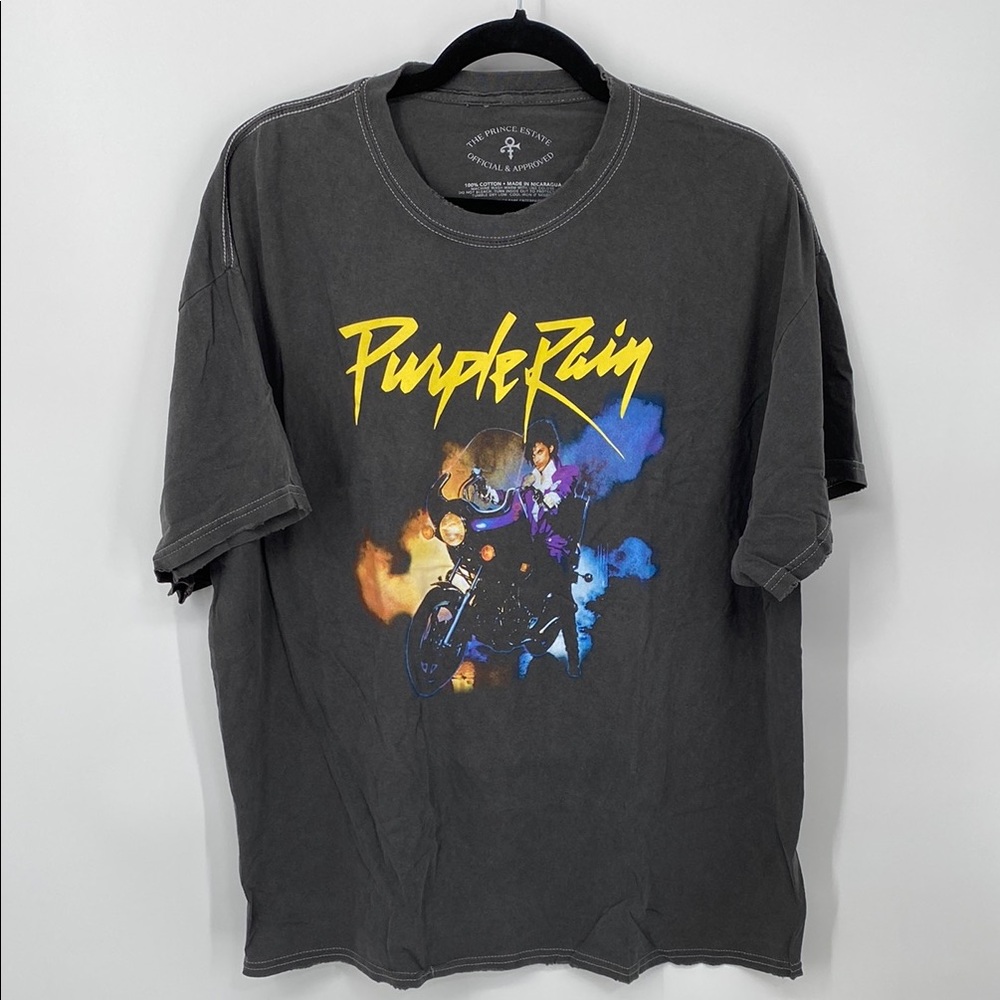 Prince Purple Rain Graphic T-Shirt NWOT Size XL